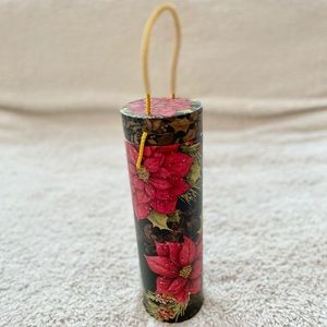 Susan Winget Poinsettia Wine Carrier Gift Tote